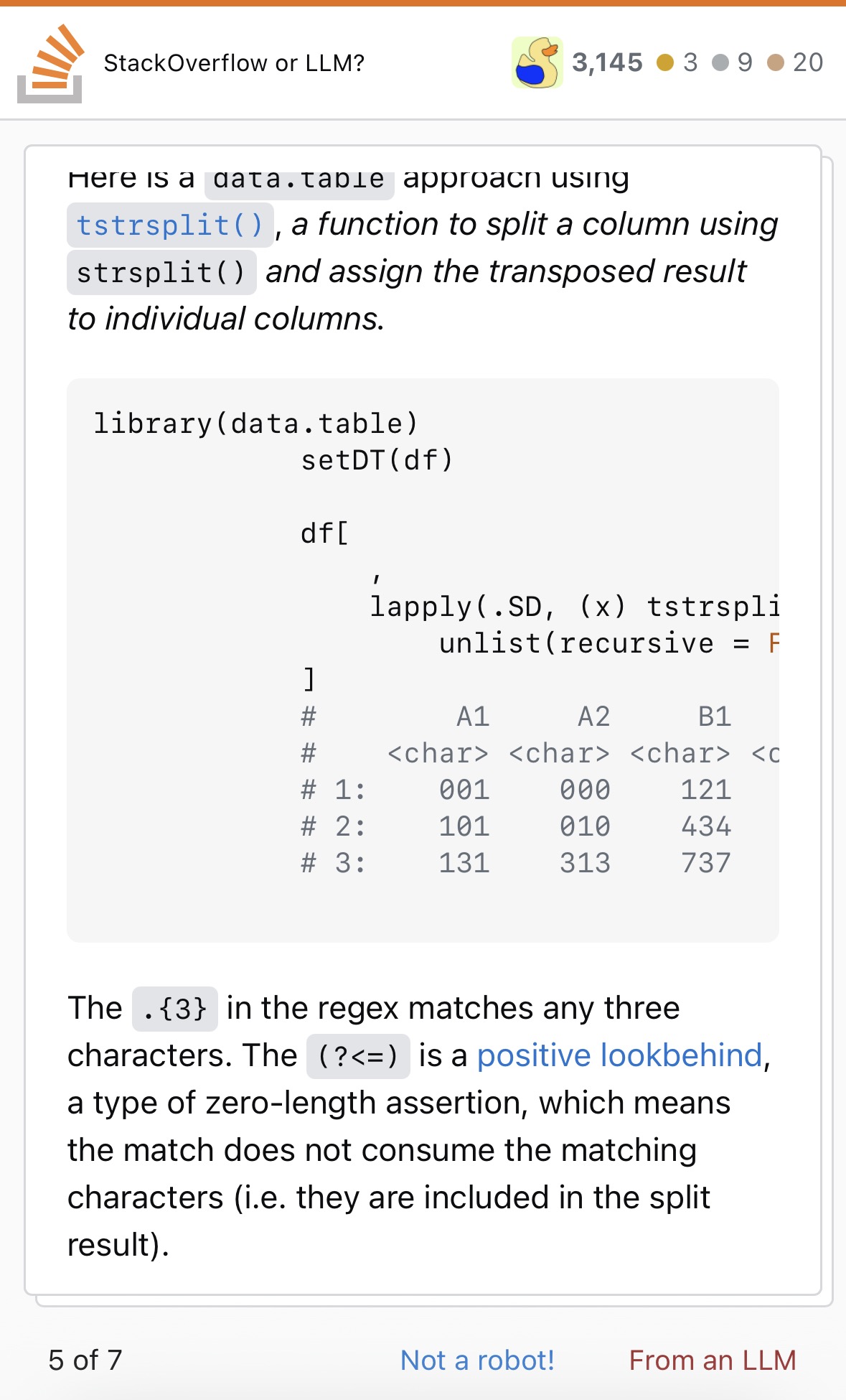 Stack or LLM welcome card screenshot